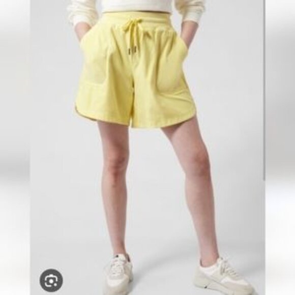 Athleta Farallon Midi Short Yellow 1X - Picture 1 of 8